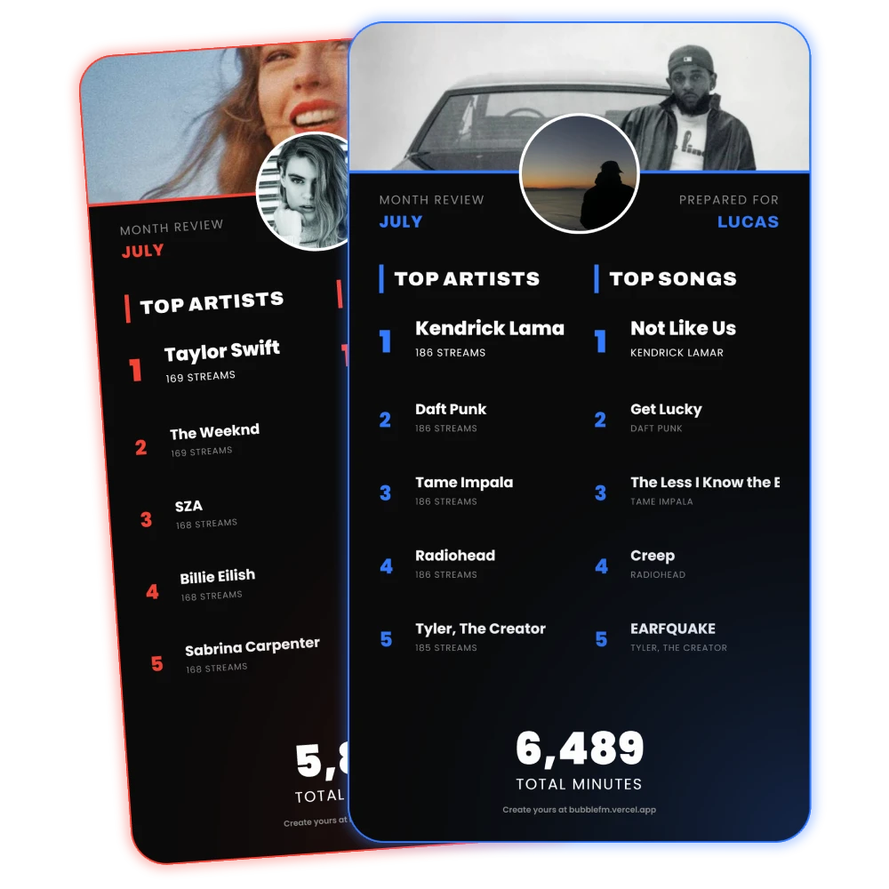 Shareable cards dark
